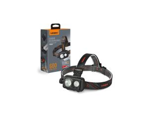 Latarka czołowa LED akumulatorowa 10W 600lm 8 Trybów USB-C IP55