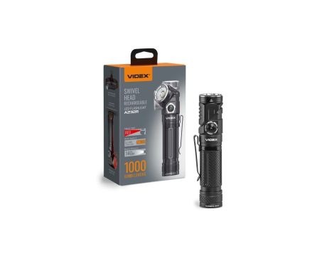 Latarka ręczna / czołowa LED akumulatorowa 10W 1000lm 8 Tybów USB-C IP66