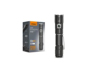 Latarka ręczna LED akumulatorowa 10W 1200lm Zoom 6 trybów pracy USB-C IP44