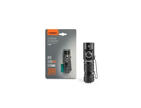 Latarka ręczna LED akumulatorowa 20W 300lm 5000K 3 barwy światła czarna IP67
