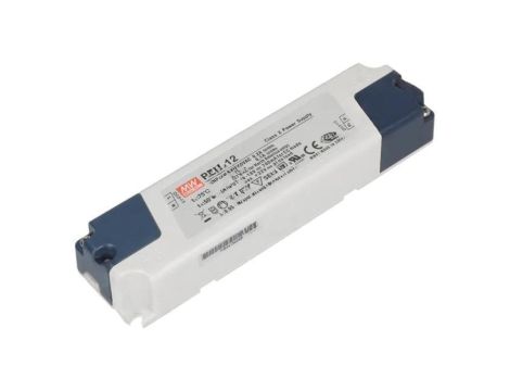 Zasilacz impulsowy DC, 12,6W, napięcie wyjściowe: 7...12 VDC, prąd wyjściowy: 1050 mA PLM-12-1050