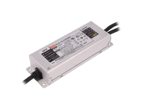 Zasilacz impulsowy DC, 75W, napięcie wyjściowe: 75...150 VDC, prąd wyjściowy: 500 mA ELG-75-C500D2