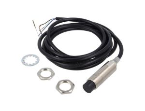 Czujnik indukcyjny, PNP/NO, wysunięty, 200mA, 10...30VDC, przewody, M18, 0...16mm, IP67 E2E-X16MB1TL18 2M