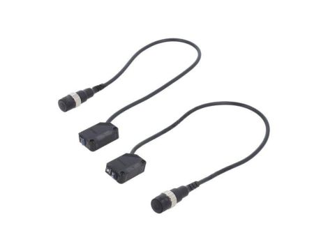 Czujnik fotoelektryczny, PNP, nadajnik-odbiornik, 35mA, M12,przewody, 0...15m, IP67 E3Z-T81-M1J 0.3M