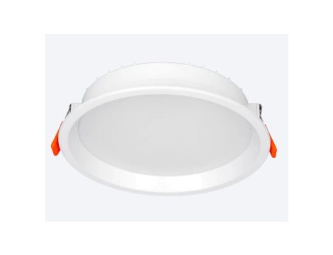 Downlight plafon podtynkowy CALMOS 3CCT 3000K 4000K 6500K 18W 2100lm okrągły IP54 Biały PRIME DALI 5 lat gwar.