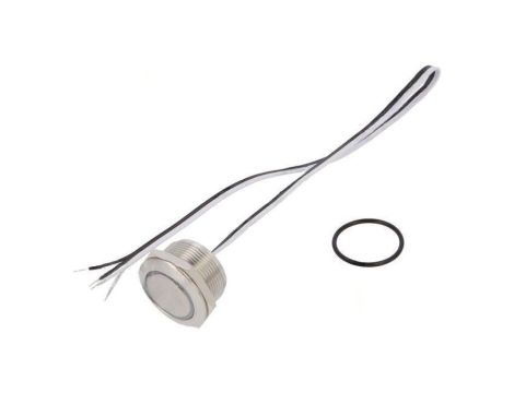 Przełącznik: wandaloodporny Poz: 2 SPST-NO 50mA/24VDC IP65 MTA22F-10E/Y/G/24V/S