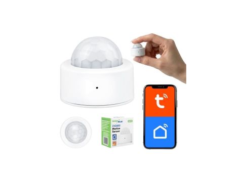 Bezprzewodowy czujnik ruchu Zigbee Tuya GreenBlue, Android/iOS/,CR2450 DC 3.0V, zakr. detekcji 120 / do 8m, GB740