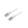 Patch cord F/UTP, Cat 6, wtyk RJ45 z obu stron, linka, CCA, 20m PPB6-20M