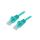 Patch cord U/UTP, Cat 6, wtyk RJ45 z obu stron, linka, CCA, 2m PP6U-2M/G