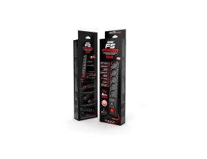 Listwa zasilająca ACAR R8 Power 1.5M 8X 230V PL czarna 16A W2450