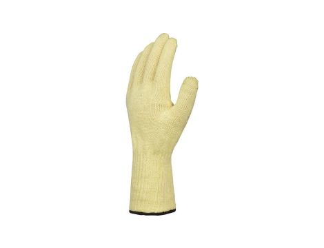 Rękawice dziane na zewnątrz włókno kevlar wewnątrz bawełna ściągacz w nadgarstku 10 cm kolor żółty rozmiar 9 MAIN KPG1009