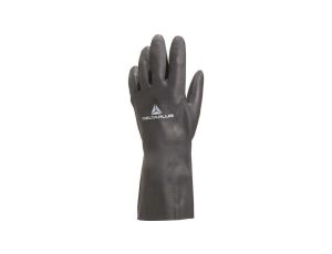 Rękawice z neoprenu flokowane dł. 30 cm gr. 075 mm kolor czarny rozmiar 9/10 MAIN VE509NO09