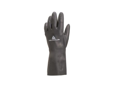 Rękawice z neoprenu flokowane dł. 30 cm gr. 075 mm kolor czarny rozmiar 8/9 MAIN VE509NO08