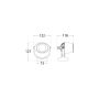 Reflektor ogrodowy MINITOMMY EL SPIKE FROSTED Fumagalli GU10 LED CCT 4,8W  SET IP66 230V czarny / tworzywo sztuczne - 5