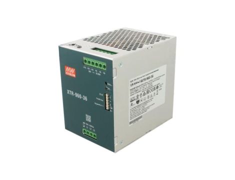 Zasilacz impulsowy na szynę DIN, 960 W, napięcie wejściowe: 36 VDC, prąd wyjściowy: 26,66 A XTR-960-36