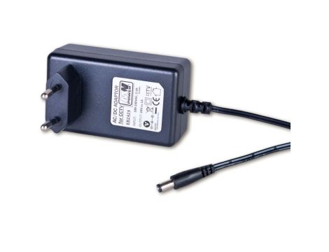 Zasilacz impulsowy 24V 1A 24W DC 2,1/5,5 wtyczkowy MW Power