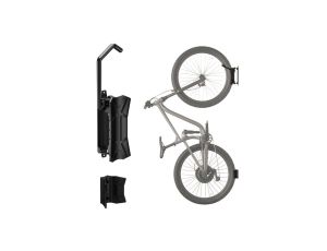 Rowerowy uchwyt / wieszak ścienny Maclean, max. obciążenie 35kg, regulacja kąta pochylenia, stal, MC-171