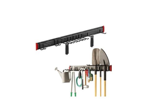 Ścienny organizer na narzędzia Maclean, stalowy, max. obciążenie 228kg, szerokość 1222mm, MC-179