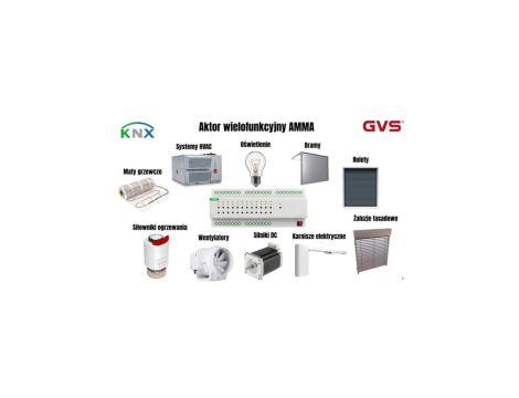 Wielofunkcyjny 24-kanałowy aktor KNX SECURE 10A