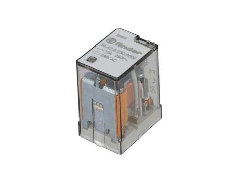 Przekaźnik elektromagnetyczny, DPDT, Ucewki 230VAC, 12A/250VAC 56.42.8.230.0000