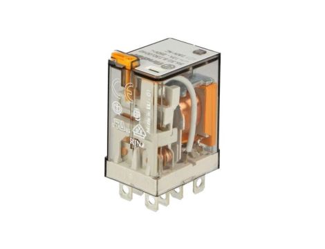 Przekaźnik elektromagnetyczny, DPDT, Ucewki 230VAC, 12A/250VAC 56.32.8.230.0040