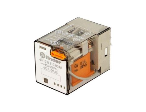 Przekaźnik elektromagnetyczny, DPDT, Ucewki 110VAC, 10A/250VAC 60.12.8.110.0000