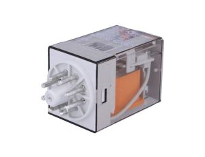 Przekaźnik elektromagnetyczny, DPDT, Ucewki 24VAC, 10A/250VAC 60.12.8.024.0040