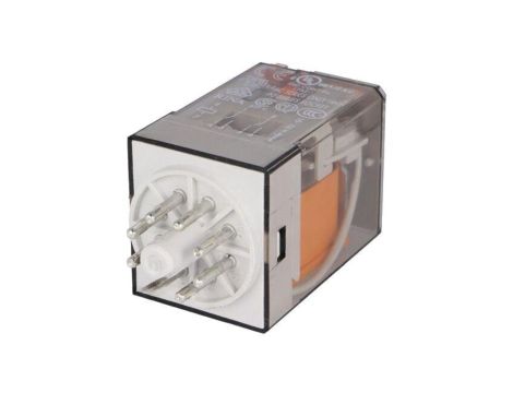 Przekaźnik elektromagnetyczny, DPDT, Ucewki 230VAC, 10A/250VAC 60.12.8.230.0040