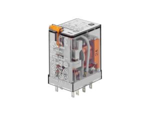 Przekaźnik elektromagnetyczny, DPDT, Ucewki 24VAC, 10A/250VAC 55.32.8.024.0040