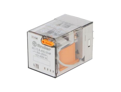 Przekaźnik elektromagnetyczny, DPDT, Ucewki 400VAC, 10A/250VAC 60.12.8.400.0040