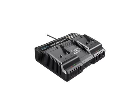 Szybka ładowarka podwójna smart 18V SAS+ALL