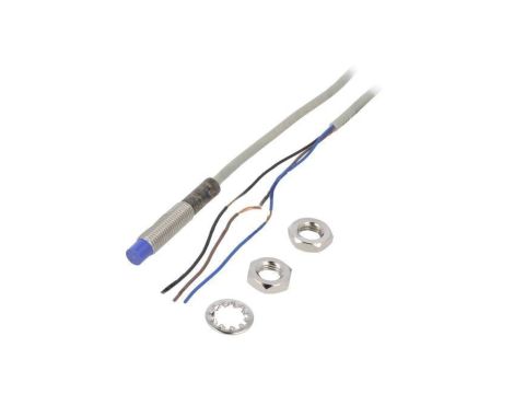 Czujnik indukcyjny, wysunięte, z konfiguracją wyjścia: PNP/NC, max. 0,1A, przewody, 0...4mm, IP67, PRD08-4DP2-V
