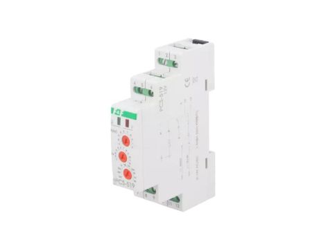 Moduł automatyki przekaźnik czasowy, zaciski śrubowe, IP20, -25...50C, PCS-519-12V