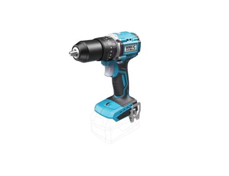 Wiertarko-wkrętarka bezszcz. udarowa 13mm 18V 0*AH SAS+