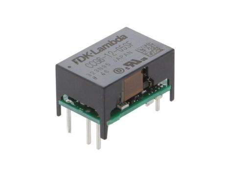 Przetwornica DC/DC, 6W, 1,2A, 4,5...18V DC, 5V DC, CCG6-12-05SF