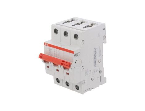 Rozłącznik izolacyjny Bieguny: 3 na szynę DIN 16A 400VAC IP20 2CDD283101R0016