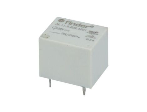 Przekaźnik elektromagnetyczny, SPDT, Ucewki: 9VDC, 15A, 10A/30VDC 36.11.9.009.4011