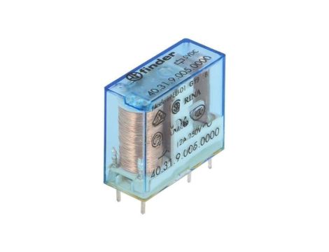 Przekaźnik elektromagnetyczny, SPDT, Ucewki: 5VDC, 10A/250VAC 40.31.9.005.0000