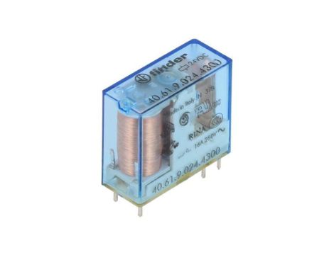 Przekaźnik elektromagnetyczny, SPST-NO, Ucewki: 24VDC, 16A, 40.61 40.61.9.024.4300