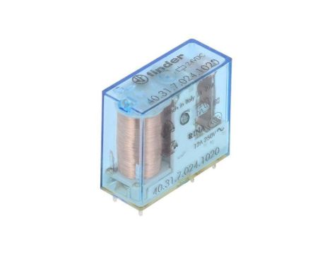 Przekaźnik elektromagnetyczny, SPDT, Ucewki: 24VDC, 10A/250VAC 40.31.7.024.1020