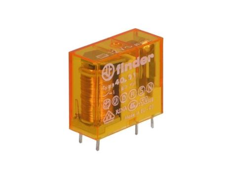 Przekaźnik elektromagnetyczny, SPDT, Ucewki: 12VAC, 10A/250VAC 40.31.8.012.0000