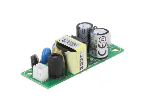 Zasilacz impulsowy otwarty, 6W, 0,5A, 12V DC, KPSB6-12-J