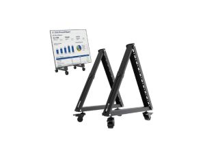 Wózek / stojak podłogowy do TV Maclean, 37-80, max. VESA 800x400, max. 75kg, mobilny, blokada kół, MC-183