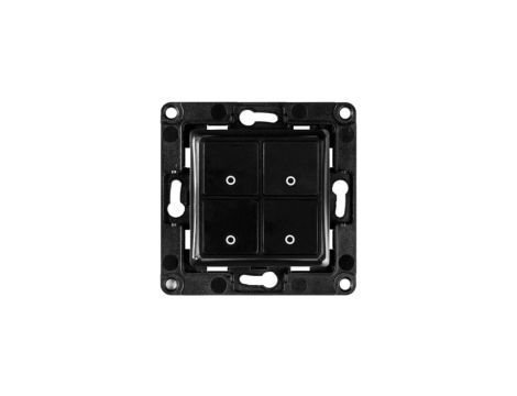 Shelly Wall Switch with 4 Buttons Black - ścienny przycisk do sterowników Shelly