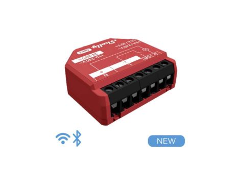 Shelly 1PM Gen3 - przekaźnik dopuszkowy z pomiarem energii WiFi/Bluetooth 3800235261798