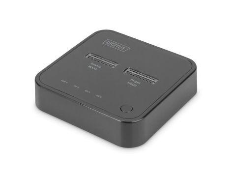 Podwójna stacja dokująca do dysków SSD M.2 NVMez funkcją klonowania offline, USB-C DA-71545