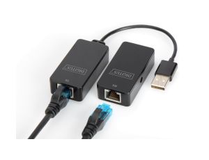 DIGITUS Przedłużacz USB 2.0 po skrętce Cat.5e/6 UTP do 50m DA-70141