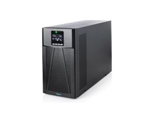 Zasilacz awaryjny UPS Online Tower 19 LCD 3000VA/3000W 6x12V/9Ah 8xC13 1xC19 1xC14 USB RS232 RJ45 GŁ.460mm DN-170132