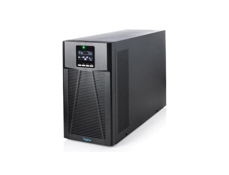 Zasilacz awaryjny UPS Online Tower 19 LCD 3000VA/3000W 6x12V/9Ah 8xC13 1xC19 1xC14 USB RS232 RJ45 GŁ.460mm DN-170132
