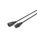 Kabel IEC C14/IEC C13 M/Ż czarny 1,8m zasilający AK-440201-018-S